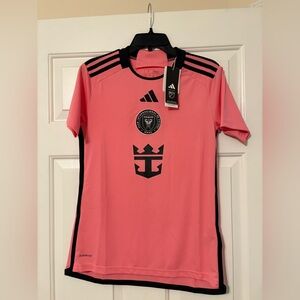 Adidas Pink and Black Miami Performance Jersey